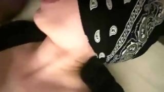 I like to suck a dick while I touch my tits. It turns me on to feel a hot penis in my mouth