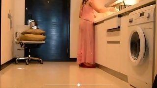 Pankhuri fucked in kitchen while cooking