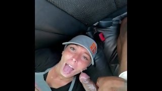 Dunkin’ Donuts worker rides cock
