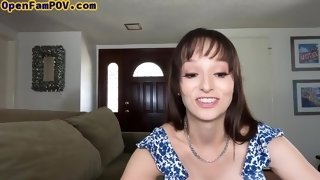 Heavy-Breasted stepmother POV PORN humped by stepsons chopper after BLOWING OFF