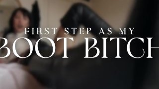 First Step as My Boot Bitch