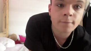 Cute femboy teen loves to suck pov