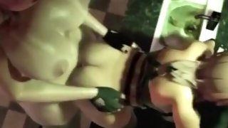Futa Futanari Deepthroat Anal Huge Cumshots 3D Hentai