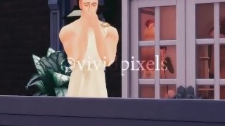 Sorority Slut Cucks Fraternity Boyfriend With Old Homeless Man And Threesome - Sims 4