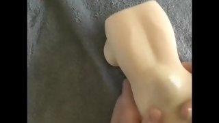 Fucking Sex Doll Sleeve. Moaning and Huge Cumblast!
