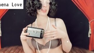 Retro Embarrassed Naked Female  Vintage ENF