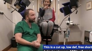 Freshman Kalani Luana Gets Hitachi Magic Wand Orgasms By Doctor Tampa During Physical 4 College