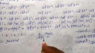 Trigonometrical Ratios of any angle Math Slove By Bikash Educare Episode 17