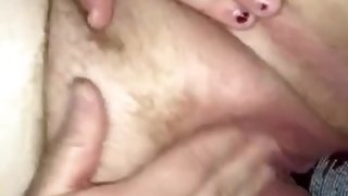 Playing with bbw pussy