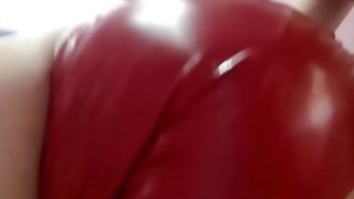 My hot bbw stepmother in latex skirt blowjob stepson cock with cock slapping cock bitting & fuck her