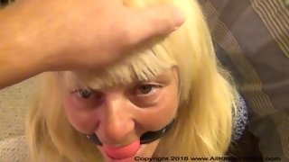 POV blowjob and anal doggy fuck for a granny slut with huge hungers