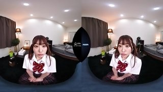 Cute asian teen VR unforgettable porn video