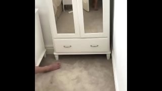 Wife Catches Husband Jerking Off and Joins In