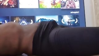 Hot Ebony got real crazy(real orgasm) extremely horny slut
