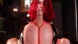 Black Widow Huge Tits Tittyfuck Multiple Cumshots ( 3D Hentai )
