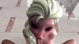 Elsa Frozen Deepthroat 3D Hentai