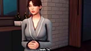 Slutty Japanese Girl Wants Her Brother's Best Friend Big Cock - Sims 4 Erotic Machinima