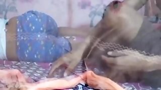 Indian stepsister and stepbrother fucking at night