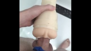 Pee in Pussy - I fuck my Fleshlight and suddenly have to pee