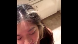 Teeny asian slut spit on and given huge facial