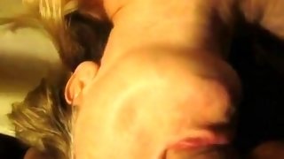 White - Cock sucking girl earned a tit cum