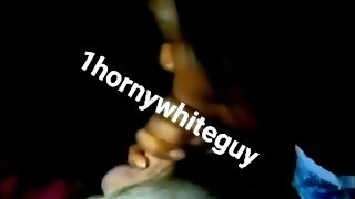 REMASTERED - Sexy ebony Haitian 🇭🇹 MILF loves sucking horny white guy dick