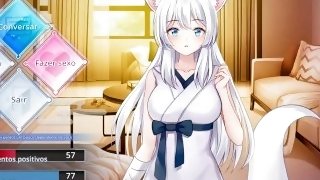 Living together with Fox Demon - Kitsune wake you up while sucking your dick and more hentai