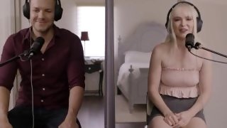 BLONDE BEAUTY Lilly Bell DRAINS Her Blind Date's Cock