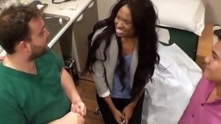 Freshman Misty Rockwell Gets Hitachi Magic Wand Orgasms By Doctor Tampa During Physical 4 College