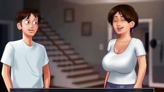 Summertime saga #43 - French kiss with the car saleswoman - Gameplay
