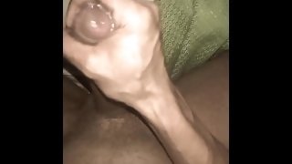 Abundant cum in the married woman's pussy
