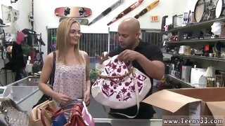Shopping went wrong when this blonde hoe decided to suck dick for new bag