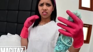 Colombian Maid Ariana Fuentes Fucks Her Client After Work In Hot Close Up Fuck - MAMACITAZ