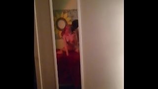 Dicky Dangalo Makes Kinkee Karma Watch Him Fuck Her In The Mirror