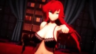 MMD R18 Rias Gremory Follow the Leader