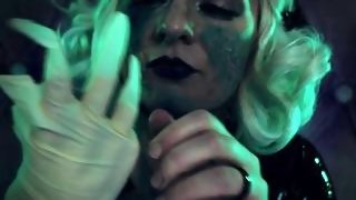 horror video JOI CEI jerk off cum eating instructions- hot scary witch Arya Grander - domination POV