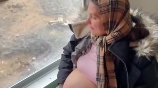 Hike with a pregnant Latina lady turns into full dick draining.