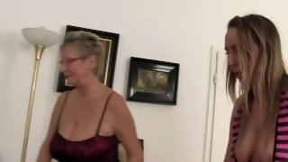 Erna And Sandra B Get Deeply Banged In Their Old Pussies By Horny Stud - AMATEUR EURO