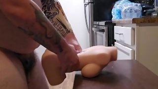 Kitchen sex with my doll part 1