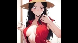 Luffy cosplay hot sexy babe