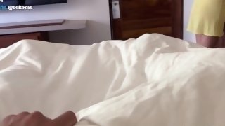 Hot Couple have Sex in Tropical Hotel / Cum all over