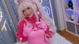 NIKKE: ALICE WANTS PINK DILDO IN HER WET PUSSY - SOLO COSPLAY