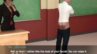 Slave U E4 - The college principal becomes a Futa, Deepthroat me and Cums on my Face