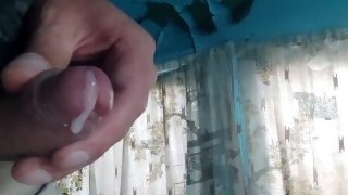Masturbating and cumming in the abandoned house