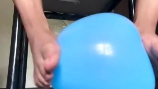 Ebony Feet & a Blue Balloon