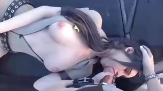 Blowjob for a cop Hentai