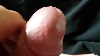 Rubbing the Frenulum with PreCum Leads To Spurting Cumshot