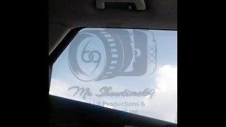 Mr Showtime69 flashes his Uber Driver in Miami