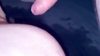 Fucking tight pussy and peeing inside her