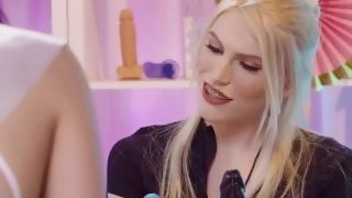 TRANSFIXED - Naughty Bride Tries Trans Izzy Wilde's Sex Toys After Being Caught By Lauren Phillips